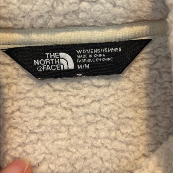 The North Face Cream Cowl Neck Fleece - Medium - Picture 2 of 5